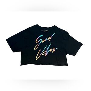 Fashion Nova | Good Vibes Cropped Tee